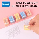 GB HWH06399 MORANDI PVC ERASER, ASSORTED COLORS