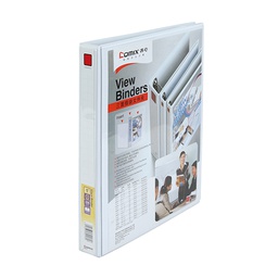 [A213F] COMIX 3-D-RING FILE BINDER, LONG SIZE, 1-1/2&quot;