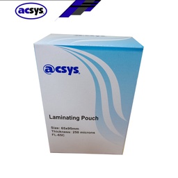 [FL-65C] ACSYS LAMINATING FILM 65X95 100'S 250MIC