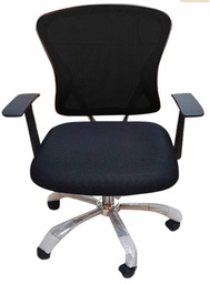 [CH8422] QUEBEC MESH CHAIR W/ LOCK, GASLIFT &amp; TILT, CHROME BASE